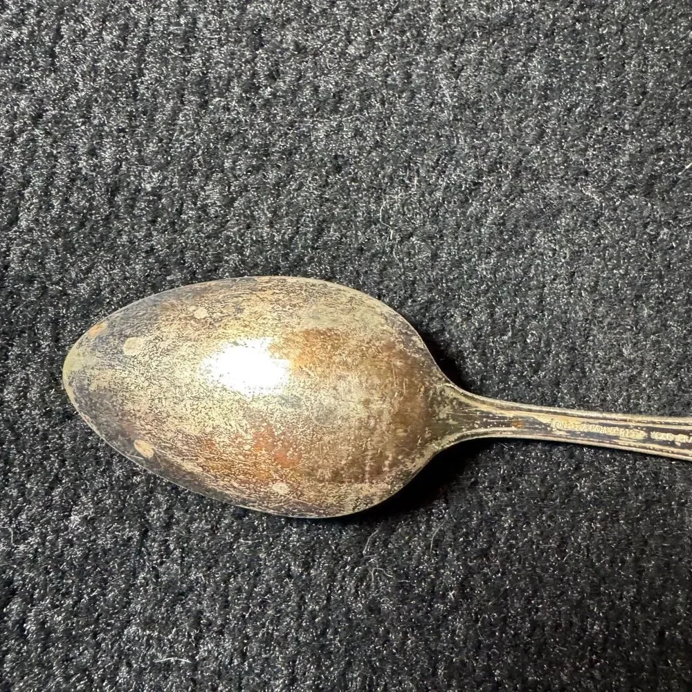 Antique Oneida Community Par Plate Silver Plated Replacement Teaspoon Ornate VTG